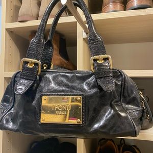 Italian leather small handbag